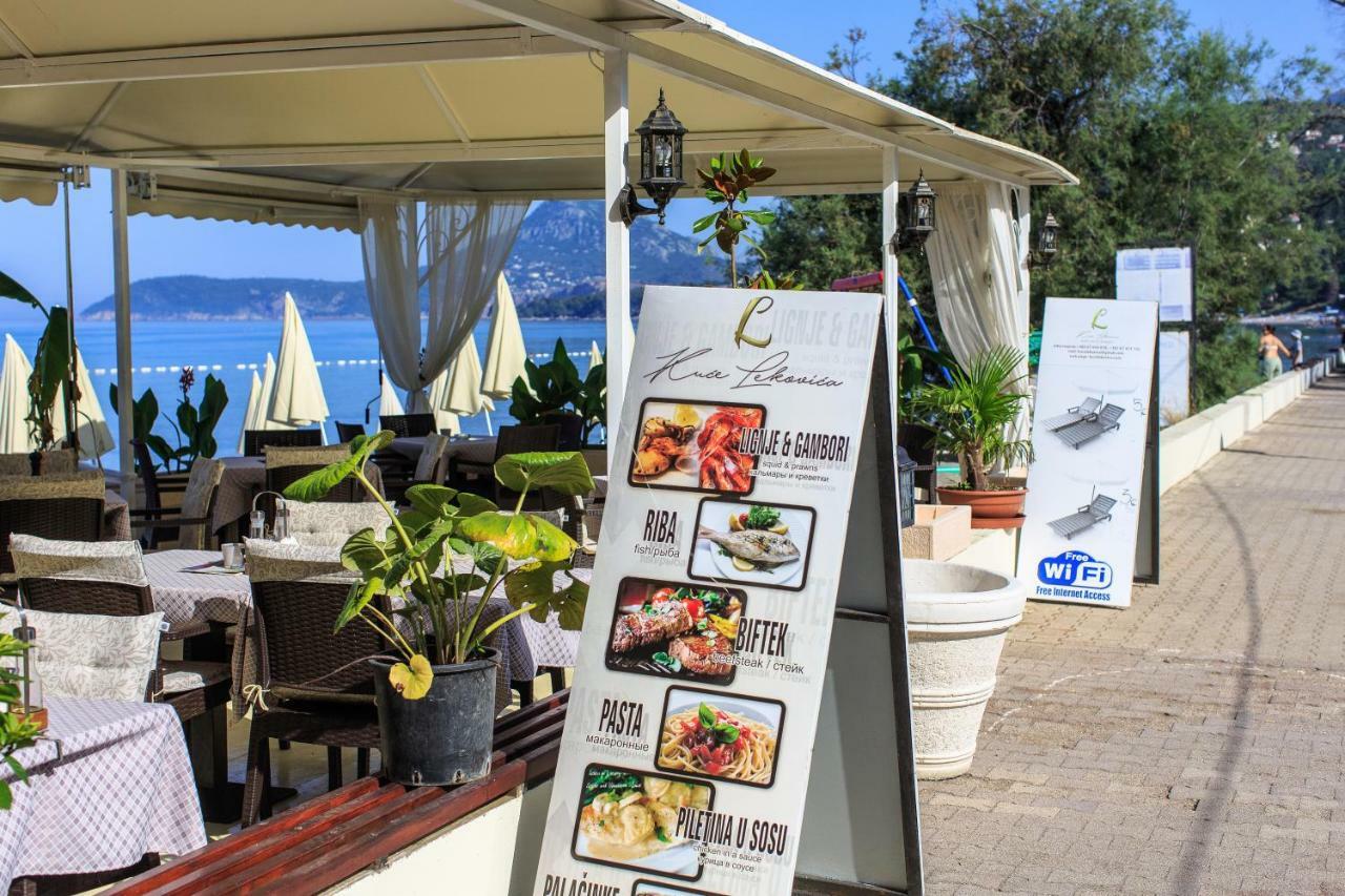Apartments Kuce Lekovica Beach & Snack Bar- Bistro ภายนอก รูปภาพ
